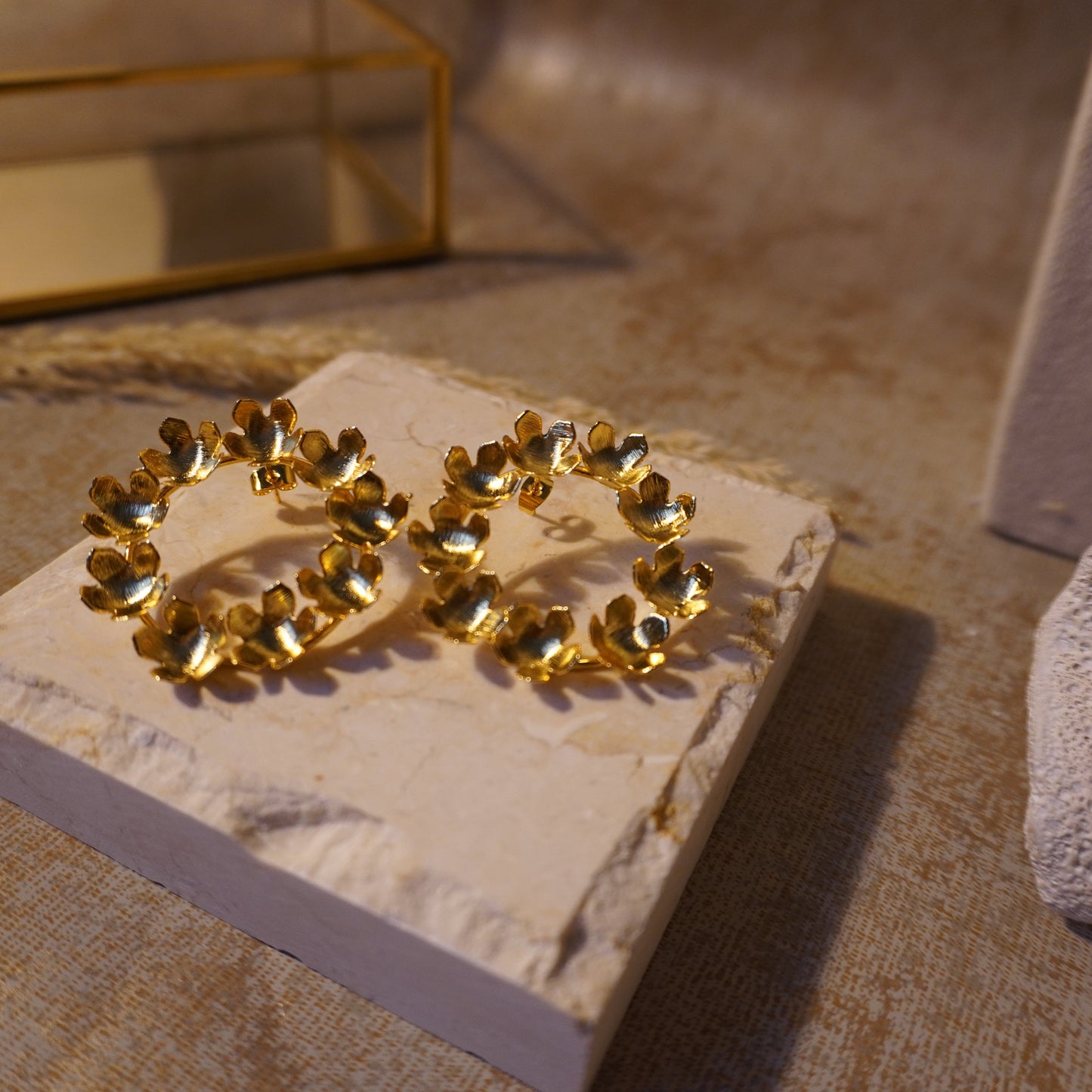 Flower wreath Earrings