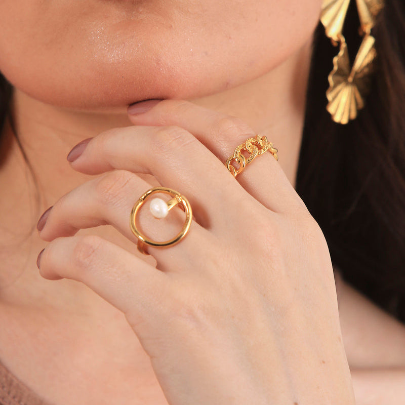 Infinity Ovals Ring