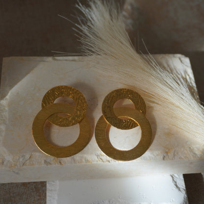 Golden Orbit Earrings