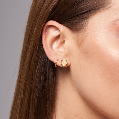 Triple Pearl Duo Studs