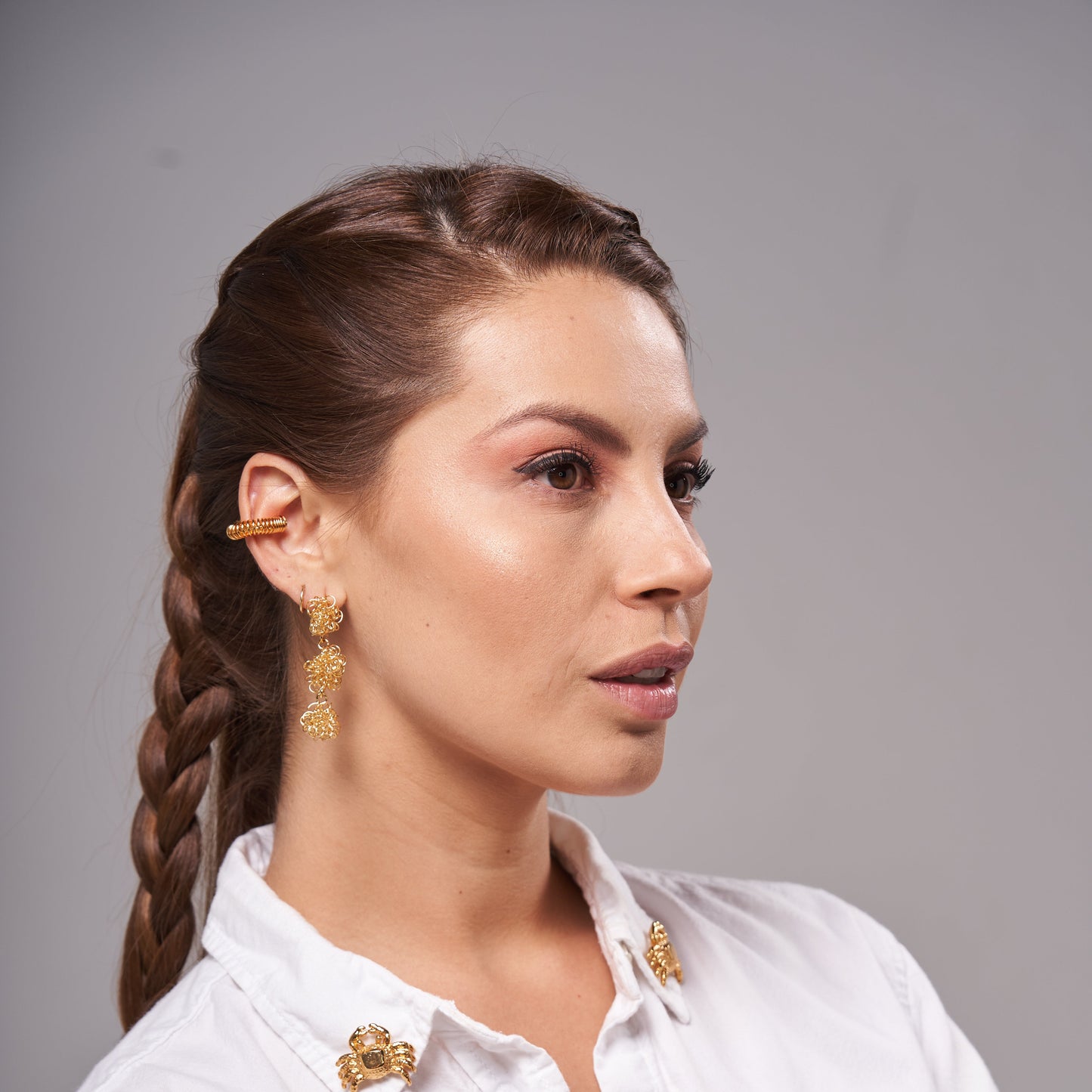 Golden Blossoms Earrings