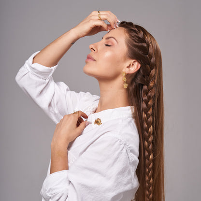 Golden Blossoms Earrings