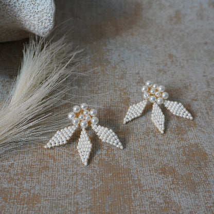 Ever After Petals & Pearls Studs