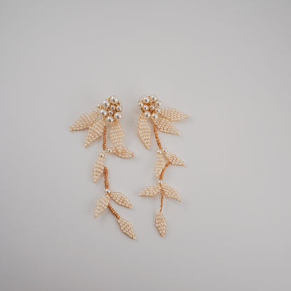 Ever After Petals & Pearls dangle earrings