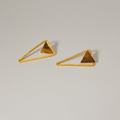 Pyramid Grace Duo Studs