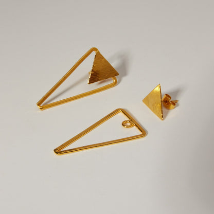 Pyramid Grace Duo Studs