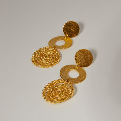 Cascade circles earrings