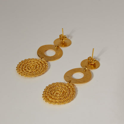 Cascade circles earrings