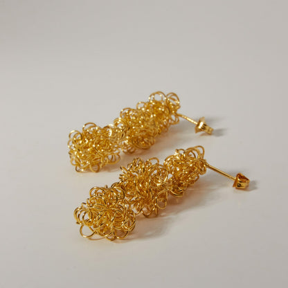 Golden Blossoms Earrings