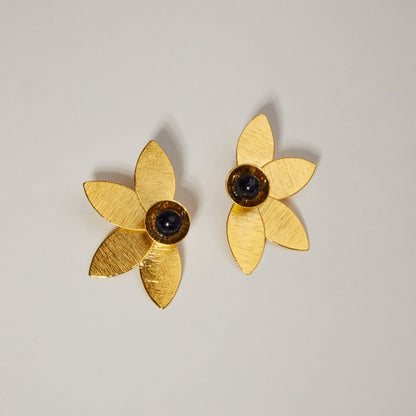 Aretes Flor de ágata